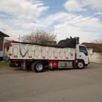 باربری خاور ایسوزو تریلی تک 10چرخ نیسان سراسری