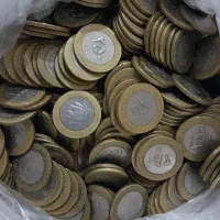 سکه ۲۵ تومانی دو رنگ۱۲۵۰۰ ت