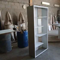 کتابخانه چهار طبقه|کتابخانه، شلف، قفسههای دیواری|چهاردانگه (تهران), |دیوار