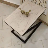 میزجلومبلی با سنگ طبیعی