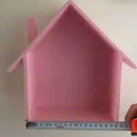 2 عدد شلف چوبی دیواری در حد نو