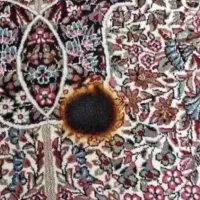 رفوع گری فرش بصورت تخصصی روفوگر سوختگی پارگی پوسید