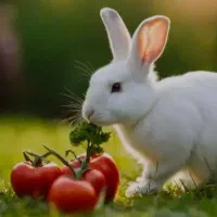 خرگوش سفید نر