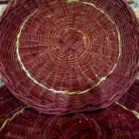 سبد صافی برنج و دمکش برنج و آبکش و...با چوب