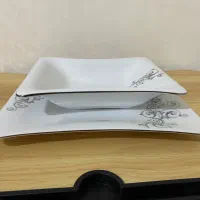 فروش سرویس چینی زرین کاملا نو|ظروف سرو و پذیرایی|کیش, |دیوار