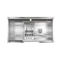 سینک ظرفشویی استیل توکار یک لگنه کمتال مدل A-90