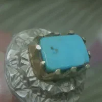 فیروزه نیشابور(انگشتر نقره)