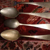 تعدادی قاشق چنگال ورشو قاجاری