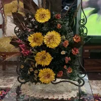 گل و گلدان مصنوعی