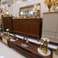 کنسول وآینه میز جاکفشی ست کامل جهزیه عروس|بوفه، ویترین، کنسول|نسیم‌شهر, |دیوار