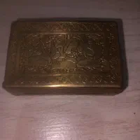 جا کبریتی برنجی|کلکسیون اشیاء عتیقه|احمدسرگوراب, |دیوار