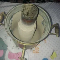 سماور ذغالی قدیمی|کلکسیون اشیاء عتیقه|شیروان (خراسان), |دیوار