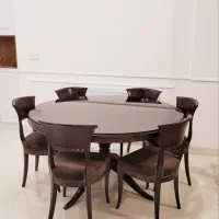 میز ناهارخوری گرد 6 نفره