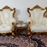 مبل سلطنتی 9نفره تمام چوب درحدآک|مبلمان خانگی و میز عسلی|بروجرد, |دیوار