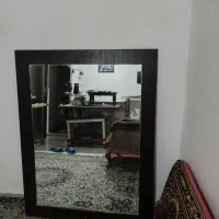 آینه بزرگ قدی با قاب چوبی  ام دی اف