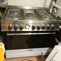 اجاق گاز ۵شعله فردار با جوجه گردان دو سینی برای فر