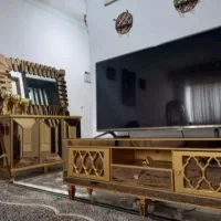 آینه کنسول میز تلوزیون و ساعت