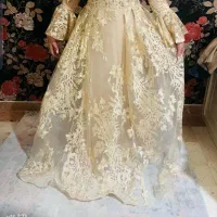 پیراهن مجلسی بسیار شیک گیپور خارجی