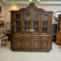 کمد سه تیکه و بوفه چوبی قدیمی|جاکفشی، کمد، دراور|الیگودرز, |دیوار