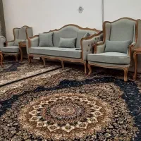 مبل یکسال کار فروش شرایطی بابهترین جنس چوب و پارچه