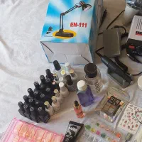 وسایل کاشت ناخن با کیف|آرایشی، بهداشتی، درمانی|شیراز, سیاه سنگ|دیوار