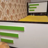 تخت خواب فلزی ام دی اف