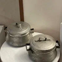 دو عدد دیگچه مسی قدیمی ۷۰ ساله