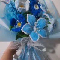 دسته گل‌های پیپ پاک کنی