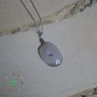 گردنبند سنگ عقیق اصل ژئود دار به همراه زنجیر|جواهرات|اراک, |دیوار