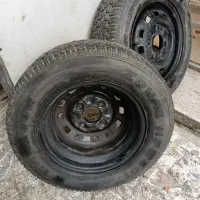 لاستیک یخ شکن پراید با رینگ