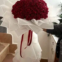 دسته گل روبانی و فلاور بگ و رز کهکشانی|گل مصنوعی|تبریز, |دیوار