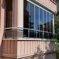 شیشه بالکنی تاشو و شیشه اسلاید|خدمات پیشه و مهارت|دزفول, |دیوار