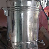 سماور گازی ۸۰ لیتری با دو شیر خروجی