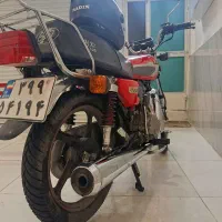 موتور سیکلت متین 200 همراه کلاه کاسکت نو