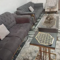 مبل ۸ نفره چستر باجلومبلی عسلی|مبلمان خانگی و میز عسلی|گلستان (تهران), |دیوار