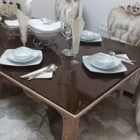 سرویس مبلمان ۷ نفره سلطنتی با میز ناهارخوری ۶ نفره|مبلمان خانگی و میز عسلی|تهران, ائمه اطهار|دیوار