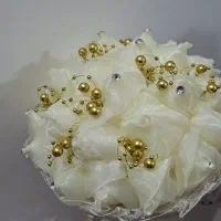 دسته گل عروس|گل مصنوعی|جلین, |دیوار