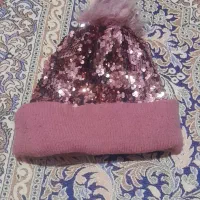 ۲ عدد کلاه بافت و کاموا دخترانه کاملا نو|لباس|ساوه, |دیوار