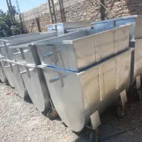 سطل زباله گالوانیزه شهری و صنعتی/۶۶۰و۷۷۰و۱۱۰۰لیتری|لوازم نظافت|تهران, فتح|دیوار