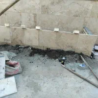 استابنا صفرتاصدکاشی مزاییک سیمان کاری