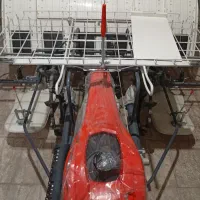 نشا زنی با دستگاه شیش ردیفه