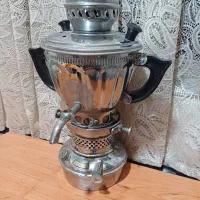 سماور نفتی قدیمی و سینی قدیمی شش قل|کلکسیون اشیاء عتیقه|تهران, ایران|دیوار