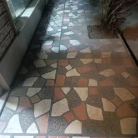 لاشه چینی کف سازی سنگ فرش موزاییک کاری|خدمات پیشه و مهارت|رشت, صفاری|دیوار