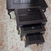 میز جلو مبلی با سه عدد عسلی