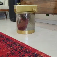 جعبه ی دستمال کاغذی و سطل زباله