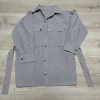 شومیز خاکستری روشن