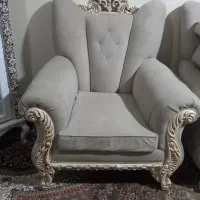 مبل هفت نفره همراه میز و عسلی