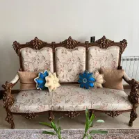 سرویس مبل  9 نفره با نهار خوری 8 نفره سلطنتی|مبلمان خانگی و میز عسلی|تهران, مرزداران|دیوار