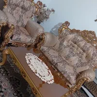 مبل 7نفره در حدنوهمراه باجلومبلی و2عددعسلی