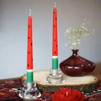 شمع دست‌ساز  یلدایی